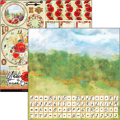 Ciao Bella Papercrafting Under the Tuscan Sun 12x12 Inch Patterns Pad (CBT032) Ciao Bella Papercrafting Under the Tuscan Sun 12x12 Inch Patterns Pad (CBT032)