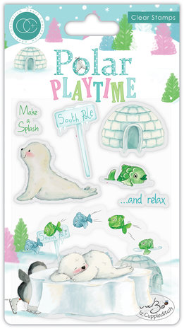 Craft Consortium Polar Playtime Make a Splash Clear Stamps (CCSTMP021)