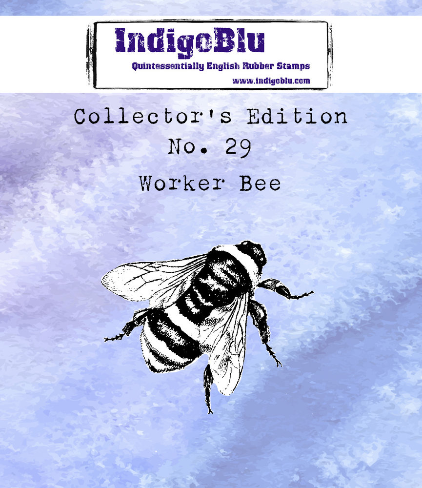 IndigoBlu Collectors Edition 29 Rubber Stamp - Worker Bee (IND0582)