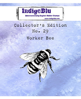 IndigoBlu Collectors Edition 29 Rubber Stamp - Worker Bee (IND0582)