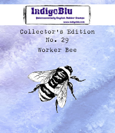 IndigoBlu Collectors Edition 29 Rubber Stamp - Worker Bee (IND0582)
