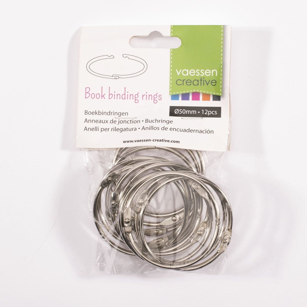 Vaessen Creative Boekbind Ringen 50 mm (2021-005) Vaessen Creative Boekbind Ringen 50 mm (2021-005)