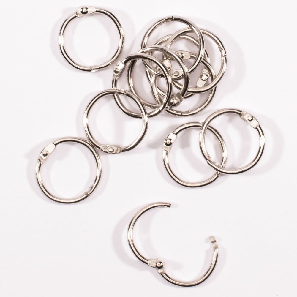 Vaessen Creative Boekbind Ringen 20 mm (2021-001) Vaessen Creative Boekbind Ringen 20 mm (2021-001)