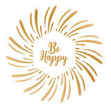 Gemini Foil Stamp ‘N’ Cut Die Be Happy (GEM-FSC-ELE-BEHA)