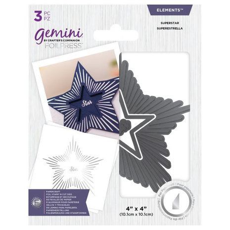 Gemini Foil Stamp ‘N’ Cut Die Superstar (GEM-FSC-ELE-SUPE) Gemini Foil Stamp ‘N’ Cut Die Superstar (GEM-FSC-ELE-SUPE)