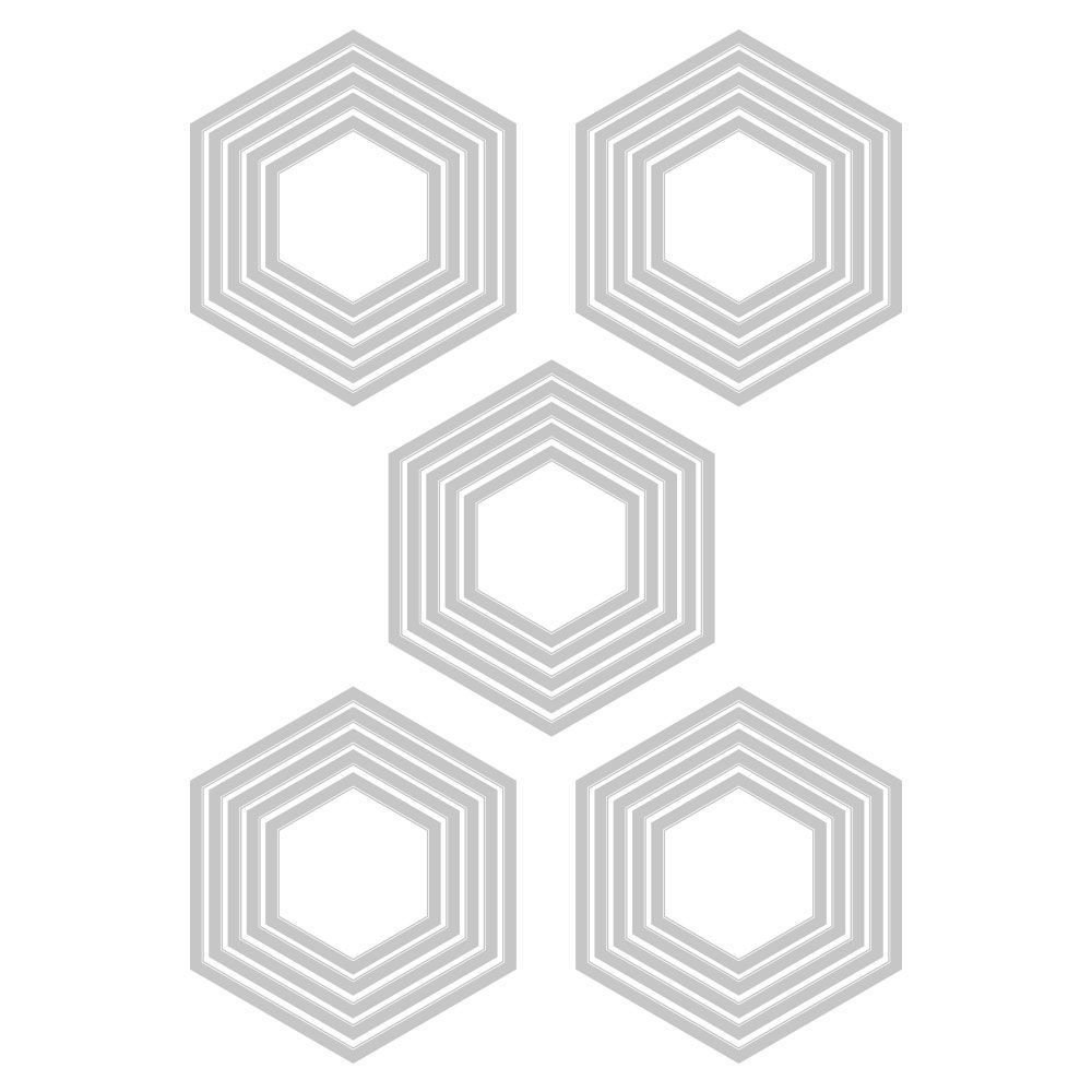 Sizzix Thinlits Alterations Stacked Tiles (664420) Sizzix Thinlits Alterations Stacked Tiles (664420)