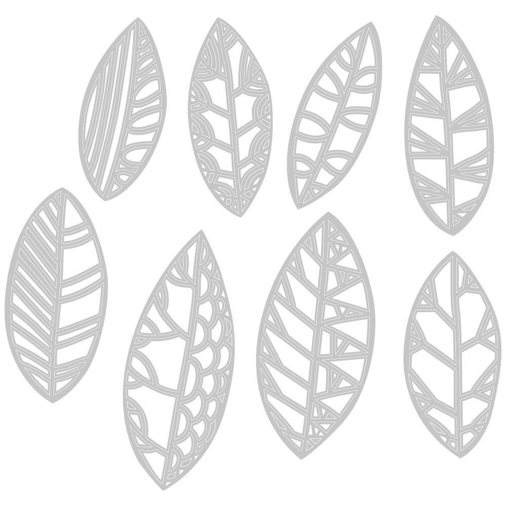 Sizzix Thinlits Alterations Cut Out Leaves (664431)