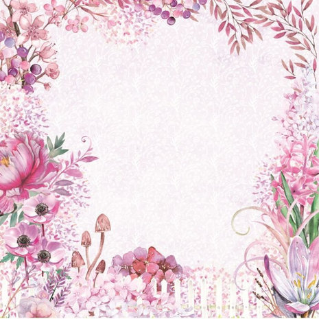 Crafter's Companion Fairy Garden 12x12 Inch Paper Pad (NG-FAIRY-PAD12)