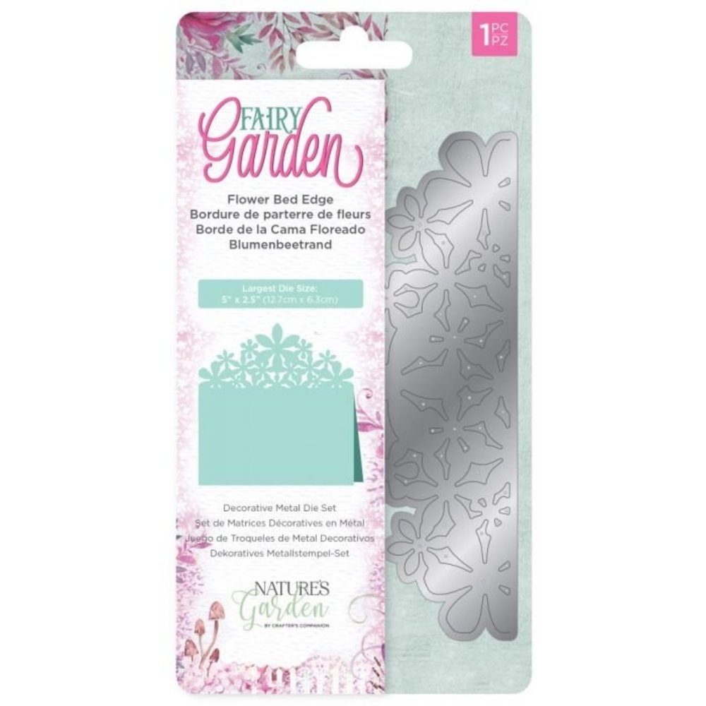 Crafter's Companion Fairy Garden Flower Bed Edge Dies (NG-FAIRY-MD-FBE)