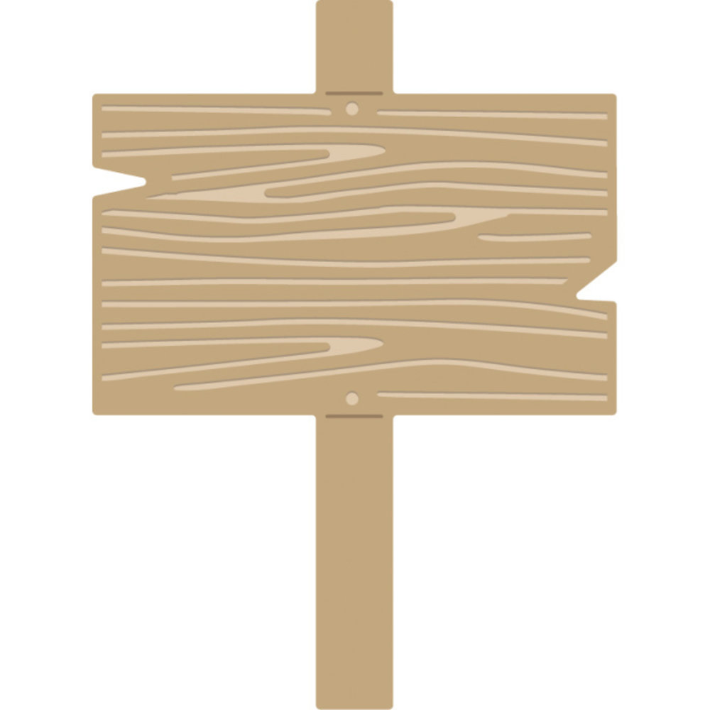 Crafter's Companion Fairy Garden Sign Post Dies (NG-FAIRY-MD-SIGN)