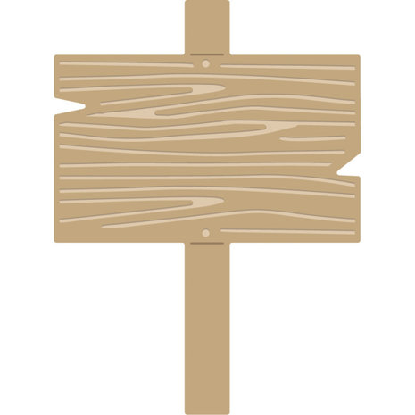 Crafter's Companion Fairy Garden Sign Post Dies (NG-FAIRY-MD-SIGN)