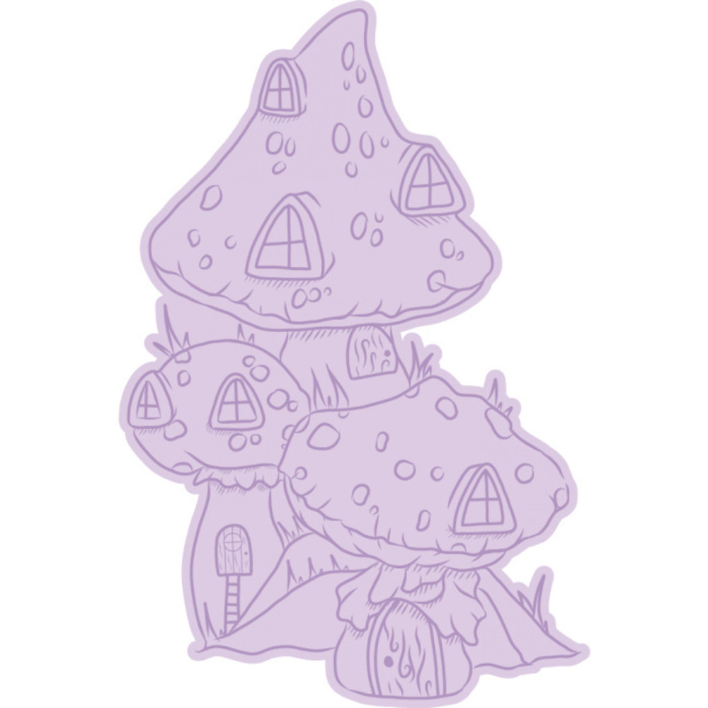 Crafter's Companion Fairy Garden Toadstool Village Stamp & Die (NG-FAIRY-STD-TVIL) Crafter's Companion Fairy Garden Toadstool Village Stamp & Die (NG-FAIRY-STD-TVIL)