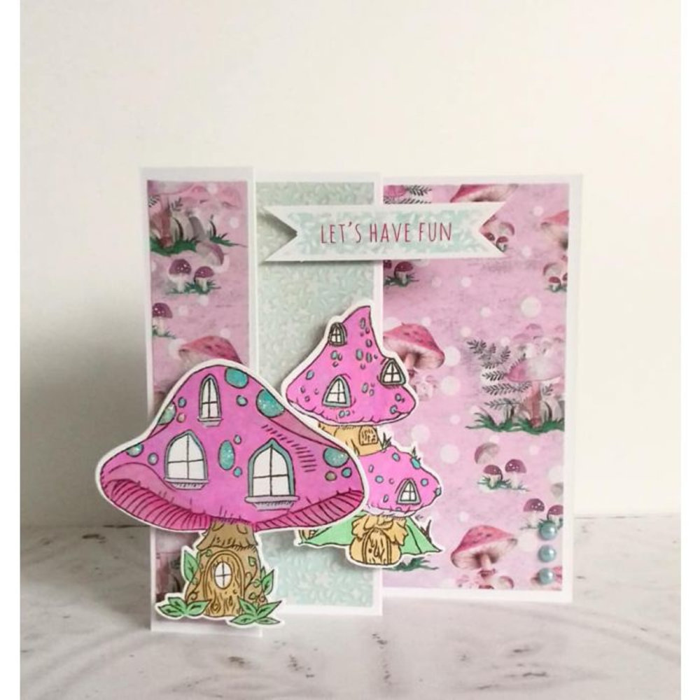 Crafter's Companion Fairy Garden Toadstool Village Stamp & Die (NG-FAIRY-STD-TVIL) Crafter's Companion Fairy Garden Toadstool Village Stamp & Die (NG-FAIRY-STD-TVIL)