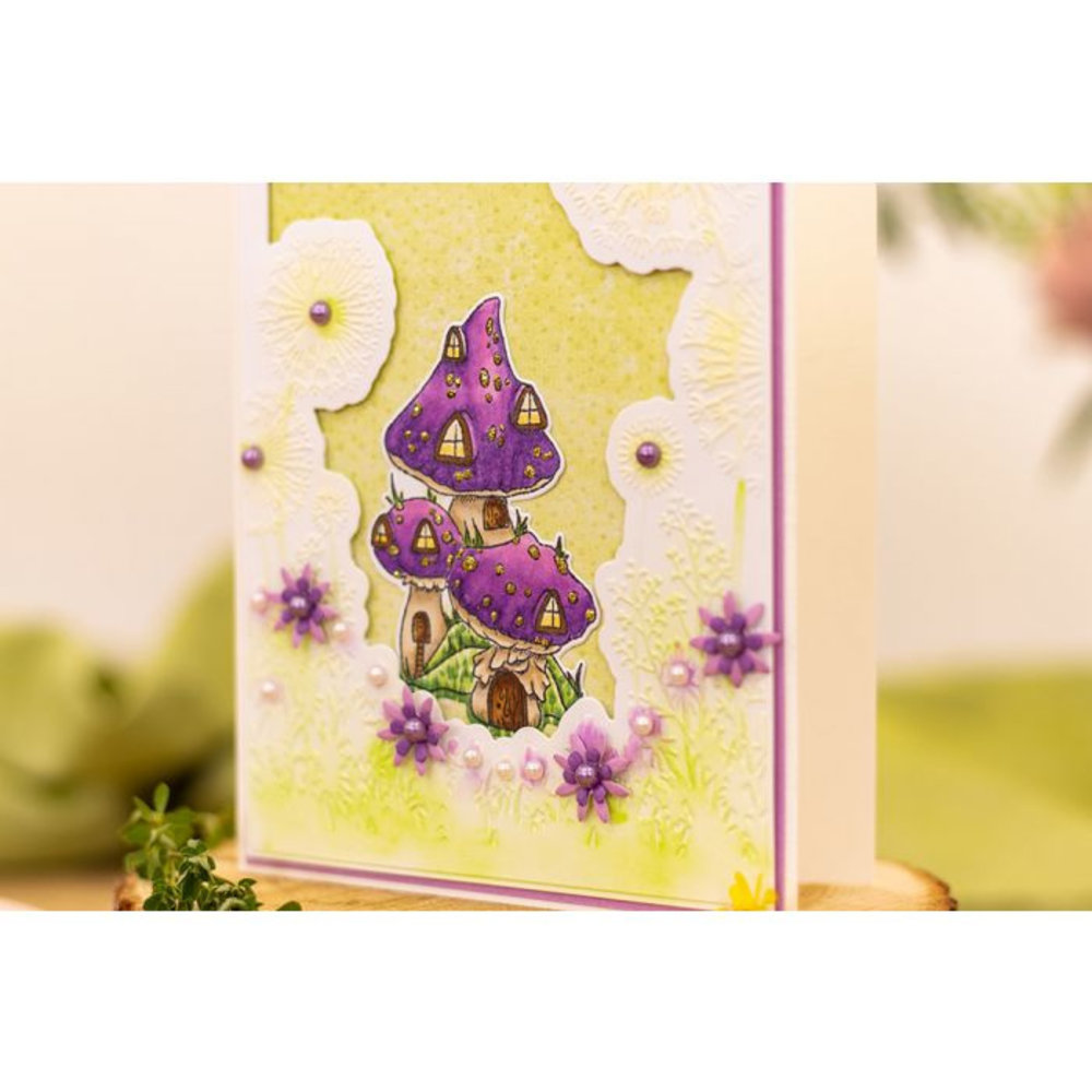 Crafter's Companion Fairy Garden Toadstool Village Stamp & Die (NG-FAIRY-STD-TVIL) Crafter's Companion Fairy Garden Toadstool Village Stamp & Die (NG-FAIRY-STD-TVIL)