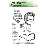 Picket Fence Studios Sympathetic Unicorn Clear Stamps (A-101)