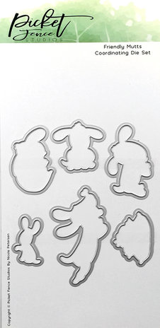 Picket Fence Studios Friendly Mutts Die (A-103D) Picket Fence Studios Friendly Mutts Die (A-103D)