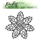 Picket Fence Studios Succulent Floral Clear Stamps (F-105)