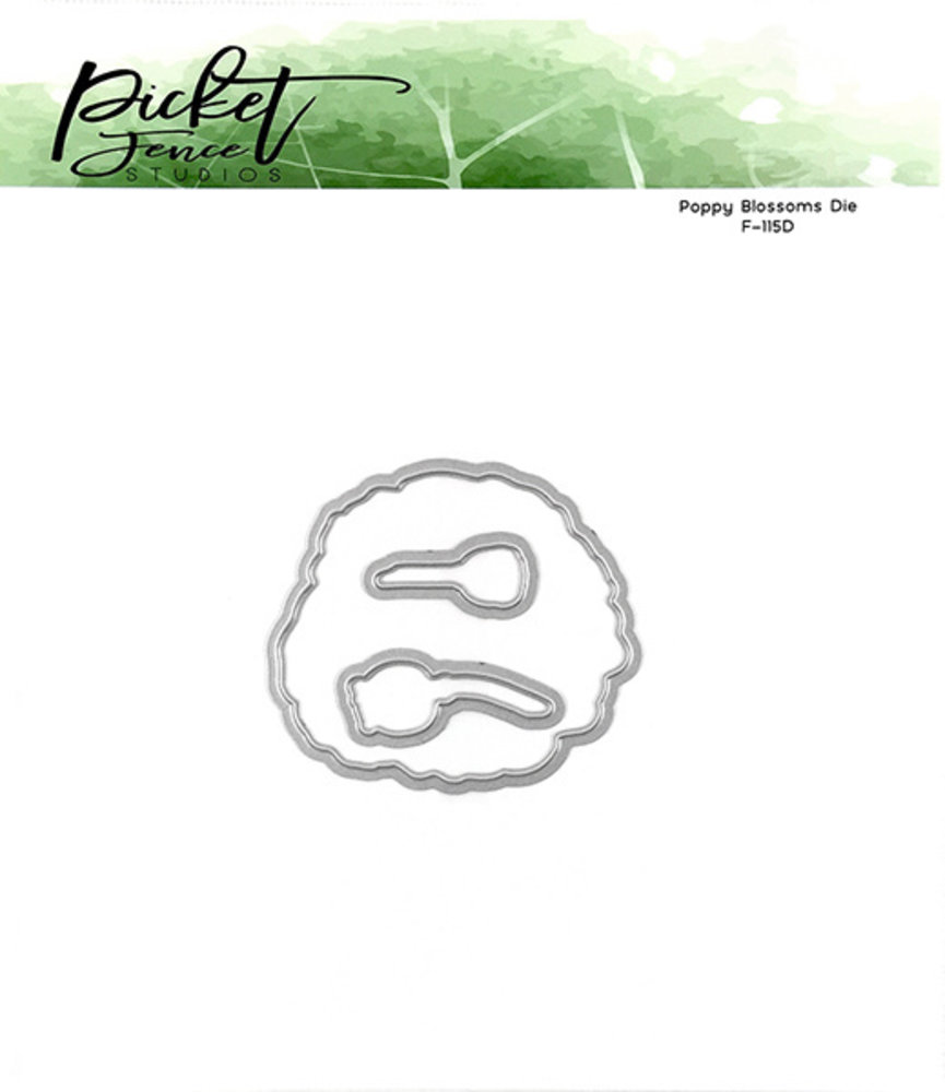 Picket Fence Studios Poppy Blossoms Die (F-115D) Picket Fence Studios Poppy Blossoms Die (F-115D)