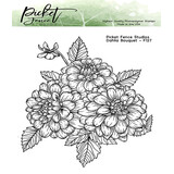 Picket Fence Studios Dahlia Bouquet Clear Stamps (F-127)