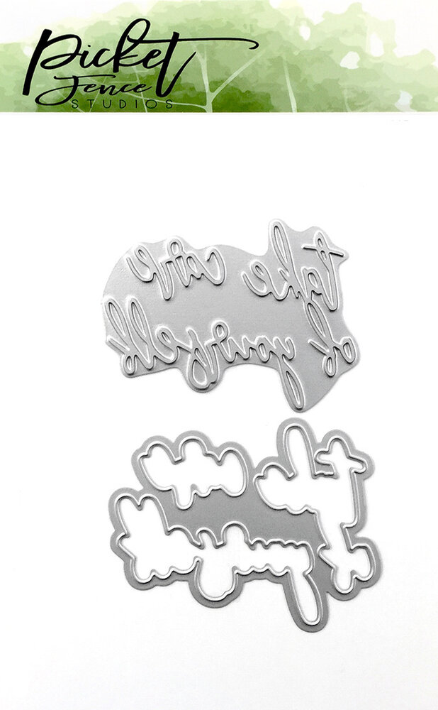 Picket Fence Studios Take Care of Yourself Foil and Cutting Die (FI-105) Picket Fence Studios Take Care of Yourself Foil and Cutting Die (FI-105)