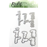 Picket Fence Studios Love Set Foil and Cutting Die (FI-106)