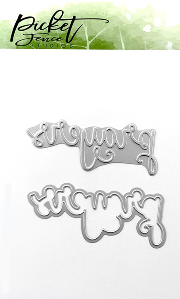 Picket Fence Studios Prayers Foil and Cutting Die (FI-110) Picket Fence Studios Prayers Foil and Cutting Die (FI-110)