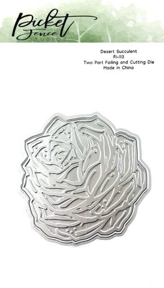 Picket Fence Studios Desert Succulent Foil and Cutting Die (FI-113) Picket Fence Studios Desert Succulent Foil and Cutting Die (FI-113)