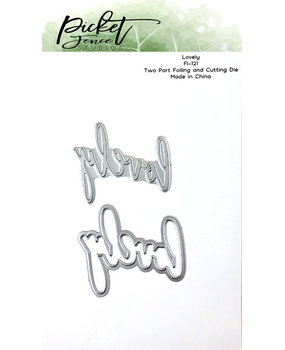 Picket Fence Studios Lovely Foil and Cutting Die (FI-121) Picket Fence Studios Lovely Foil and Cutting Die (FI-121)