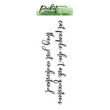 Picket Fence Studios Cat People Understand Clear Stamps (K-102)