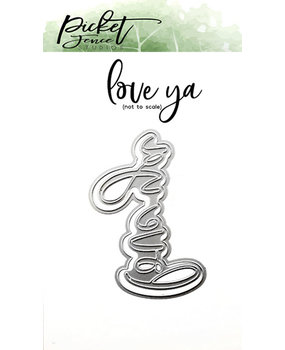 Picket Fence Studios Love Ya Word Die (PFSD-127) Picket Fence Studios Love Ya Word Die (PFSD-127)
