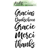 Picket Fence Studios Ways to Say Thanks Clear Stamps (S-104)
