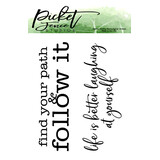 Picket Fence Studios Follow Your Path Clear Stamps (S-113)