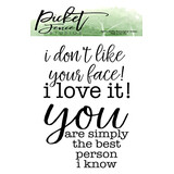 Picket Fence Studios I Love It Clear Stamps (S-123)