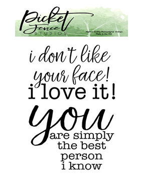 Picket Fence Studios I Love It Clear Stamps (S-123) Picket Fence Studios I Love It Clear Stamps (S-123)