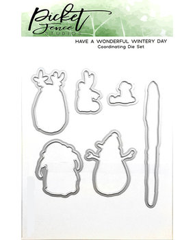 Picket Fence Studios Have A Wonderful Wintery Day Die (S-127D) Picket Fence Studios Have A Wonderful Wintery Day Die (S-127D)