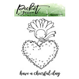 Picket Fence Studios Have A Cheerful Day Clear Stamps (SF-107)