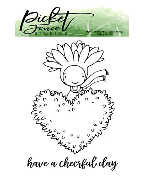 Picket Fence Studios Have A Cheerful Day Clear Stamps (SF-107) Picket Fence Studios Have A Cheerful Day Clear Stamps (SF-107)
