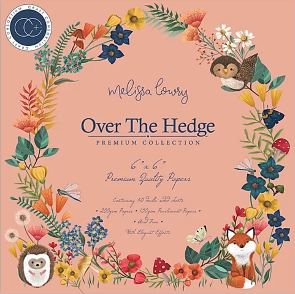 Craft Consortium Over The Hedge 6x6 Inch Paper Pad (CCPPAD012B) Craft Consortium Over The Hedge 6x6 Inch Paper Pad (CCPPAD012B)