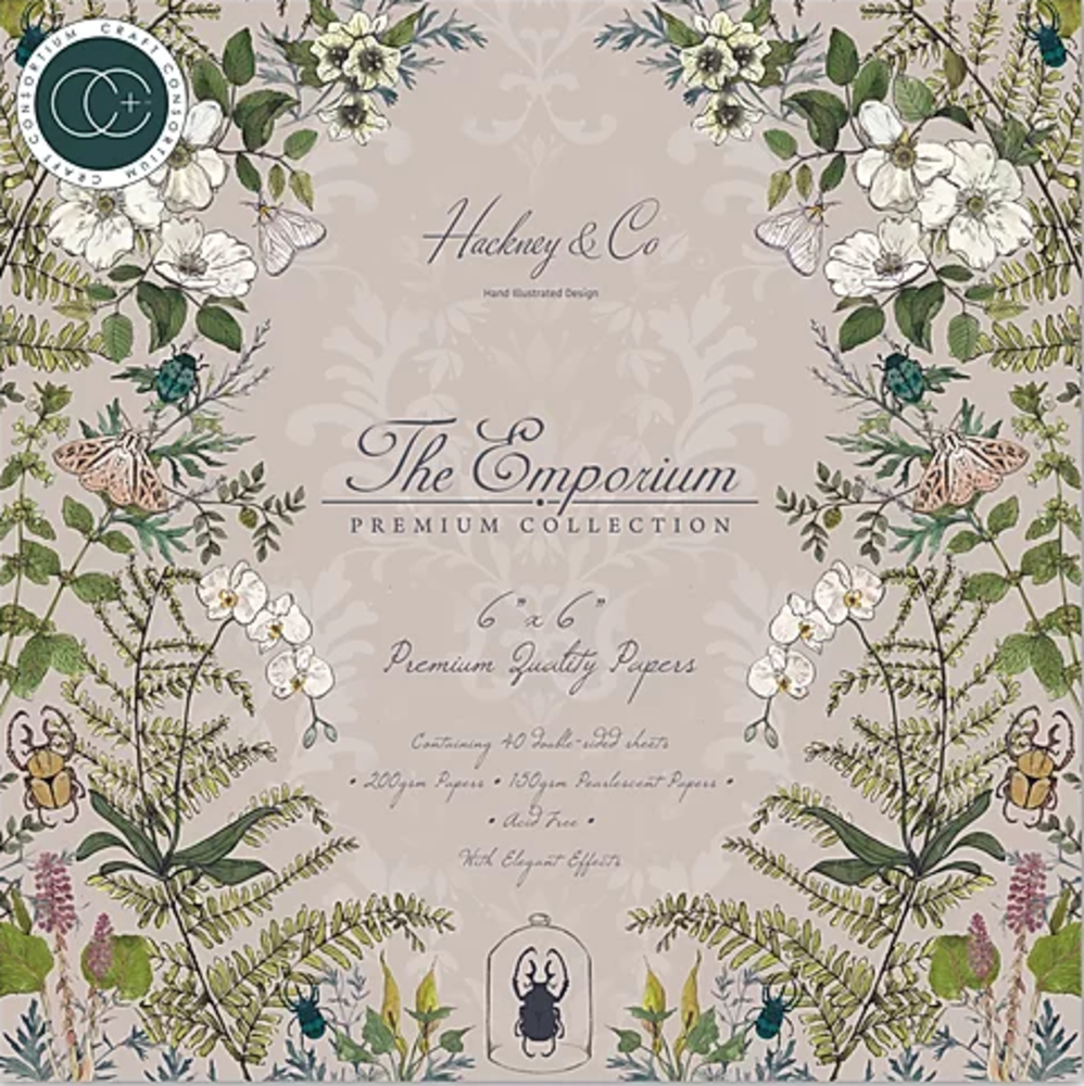 Craft Consortium The Emporium 6x6 Inch Paper Pad (CCPPAD013B)