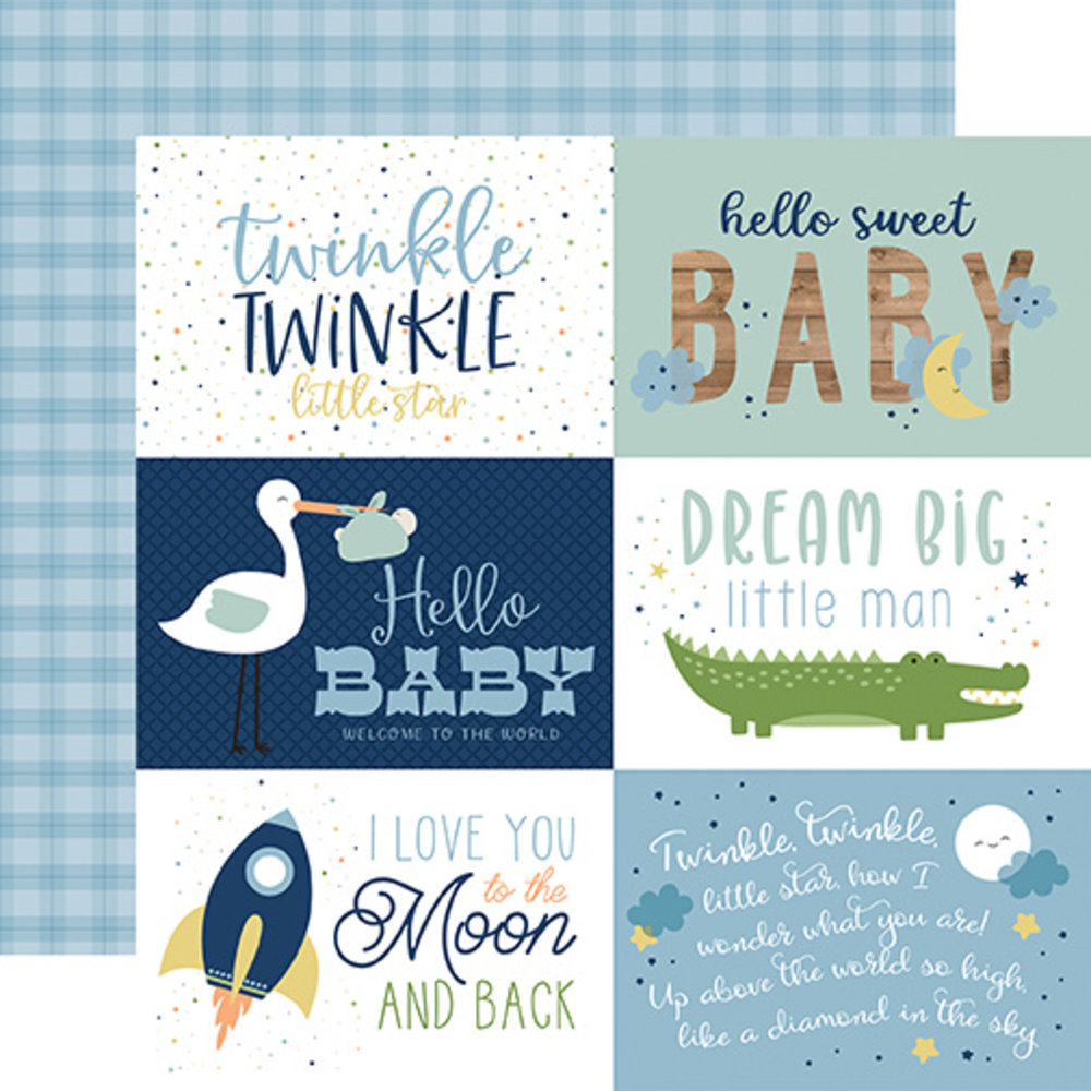 Echo Park Baby Boy 12x12 Inch Collection Kit (BAB203016)