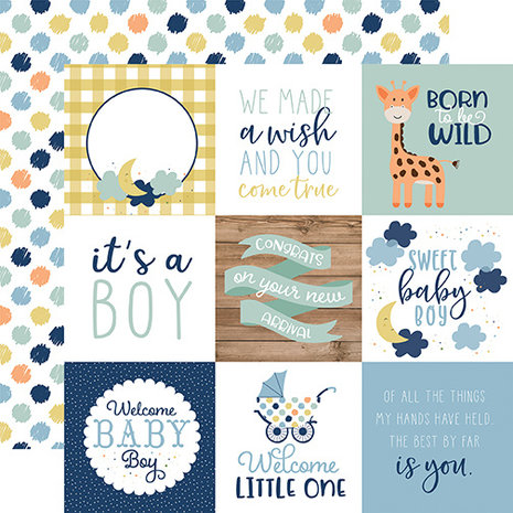 Echo Park Baby Boy 12x12 Inch Collection Kit (BAB203016)
