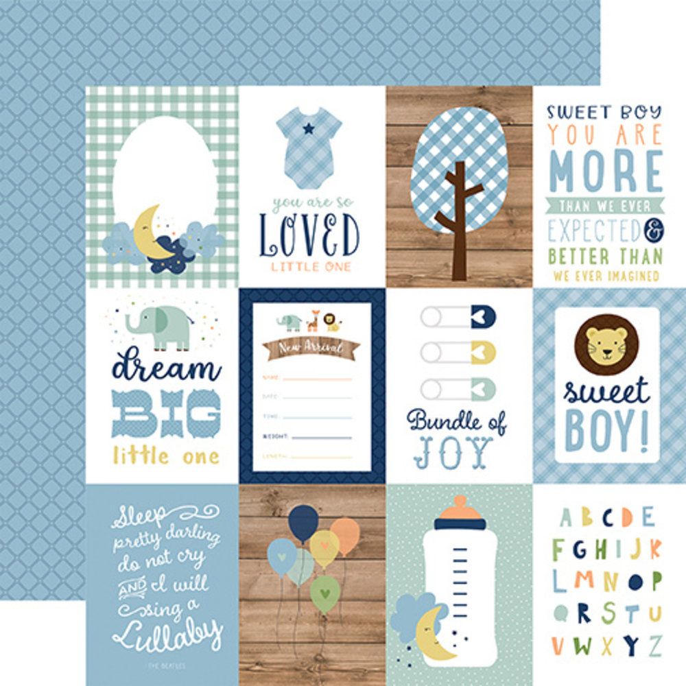 Echo Park Baby Boy 12x12 Inch Collection Kit (BAB203016)