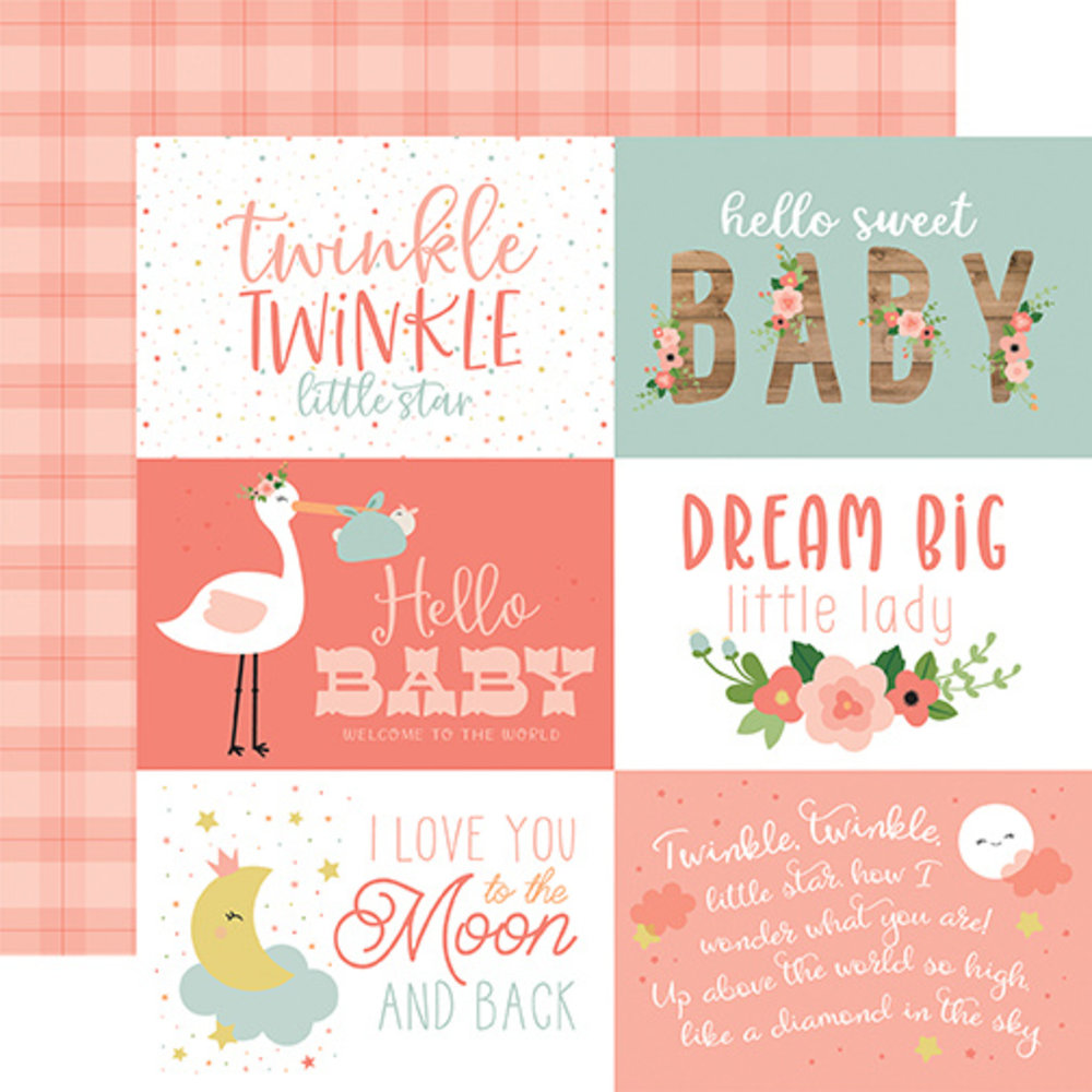 Echo Park Baby Girl 12x12 Inch Collection Kit (BAG202016)