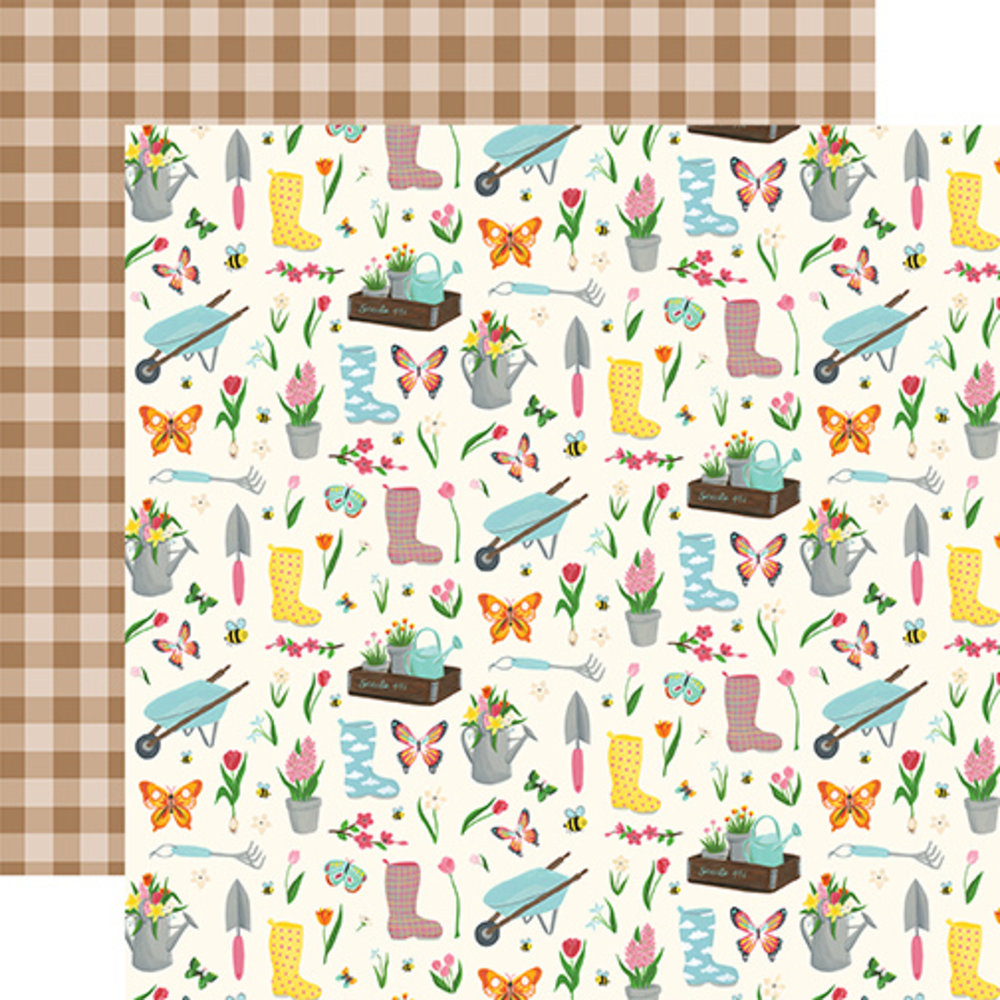 Echo Park I Love Spring 6x6 Inch Paper Pad (LSP204023) Echo Park I Love Spring 6x6 Inch Paper Pad (LSP204023)