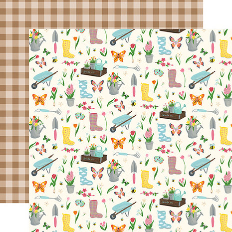 Echo Park I Love Spring 6x6 Inch Paper Pad (LSP204023) Echo Park I Love Spring 6x6 Inch Paper Pad (LSP204023)