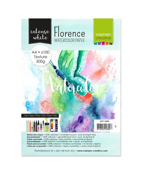 Vaessen Creative Florance Texture Intense Aquarelpapier A4 100pcs (2911-5003) Vaessen Creative Florance Texture Intense Aquarelpapier A4 100pcs (2911-5003)