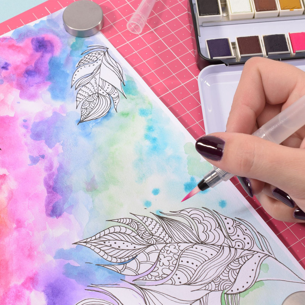 Vaessen Creative Florance Smooth Intense Aquarelpapier A4 100pcs (2911-7003)