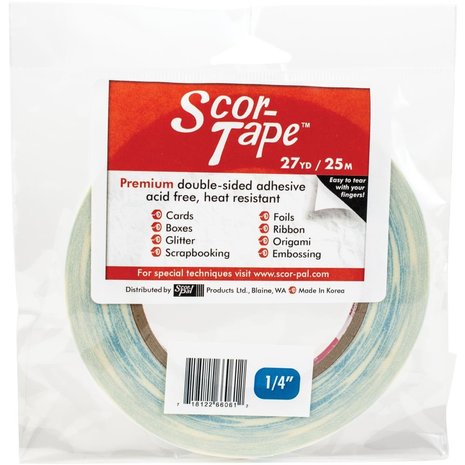 Scor-Pal Scor-Tape 0,64 cm Breed (100402-08) Scor-Pal Scor-Tape 0,64 cm Breed (100402-08)