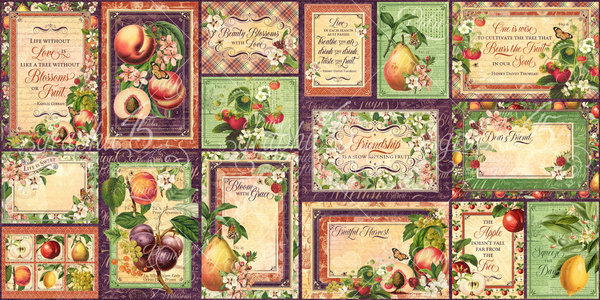 Graphic 45 Fruit & Flora Journaling & Ephemera Cards (4502004) Graphic 45 Fruit & Flora Journaling & Ephemera Cards (4502004)