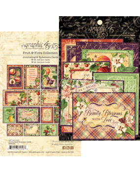 Graphic 45 Fruit & Flora Journaling & Ephemera Cards (4502004) Graphic 45 Fruit & Flora Journaling & Ephemera Cards (4502004)